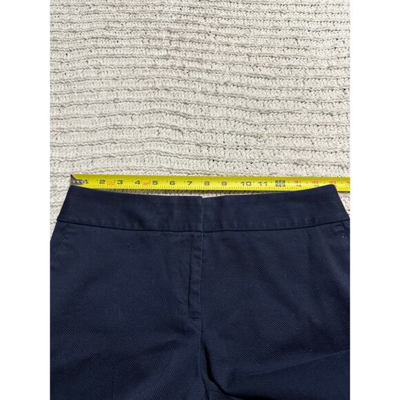 Talbots Slim Crop Chino Pants Women's Size 4P 4 Petite Blue Stretch JO3069 - Picture 6 of 9